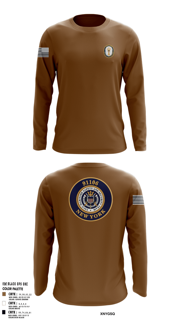 Long Sleeve Performance Shirt, MSST NY, Coast Guard, Teamtime, Team time, sublimation, custom sports apparel, team uniforms, spirit wear, spiritwear, sports uniforms, custom shirts, team store, custom team store, fundraiser sports, apparel fundraiser