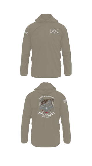 Windbreaker, B/3-34 Bulldogs, Army, Teamtime, Team time, sublimation, custom sports apparel, team uniforms, spirit wear, spiritwear, sports uniforms, custom shirts, team store, custom team store, fundraiser sports, apparel fundraiser