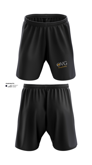 Athletic Shorts With Pockets, OVG Hospitality, , Teamtime, Team time, sublimation, custom sports apparel, team uniforms, spirit wear, spiritwear, sports uniforms, custom shirts, team store, custom team store, fundraiser sports, apparel fundraiser