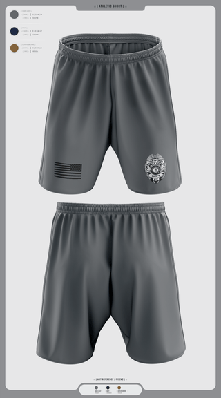 Athletic Shorts With Pockets, Hartford Police Department, Police, Teamtime, Team time, sublimation, custom sports apparel, team uniforms, spirit wear, spiritwear, sports uniforms, custom shirts, team store, custom team store, fundraiser sports, apparel fundraiser
