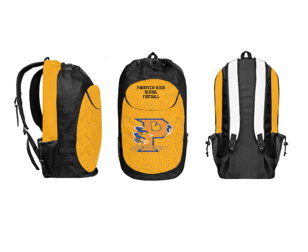 Gear Bag, Parkview High School Football, Football, Teamtime, Team time, sublimation, custom sports apparel, team uniforms, spirit wear, spiritwear, sports uniforms, custom shirts, team store, custom team store, fundraiser sports, apparel fundraiser