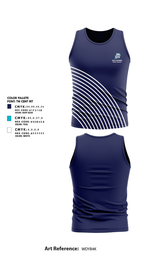 Tank Top, Gulf Shores High School Cross Country, Cross Country, Teamtime, Team time, sublimation, custom sports apparel, team uniforms, spirit wear, spiritwear, sports uniforms, custom shirts, team store, custom team store, fundraiser sports, apparel fundraiser