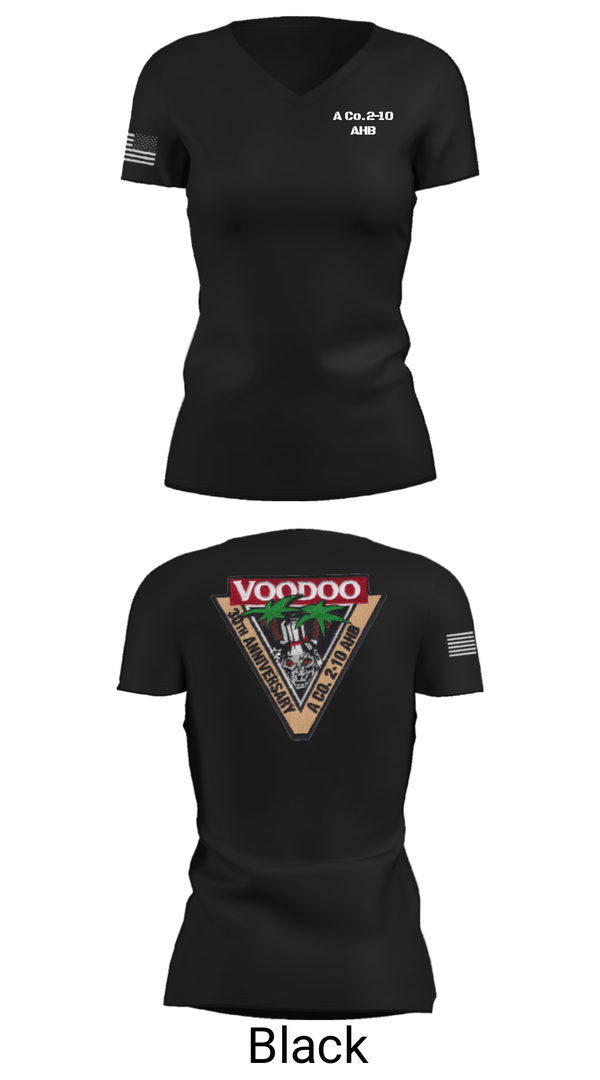 Women's Short Sleeve Vneck Shirt, A Co.2-10 AHB, , Teamtime, Team time, sublimation, custom sports apparel, team uniforms, spirit wear, spiritwear, sports uniforms, custom shirts, team store, custom team store, fundraiser sports, apparel fundraiser
