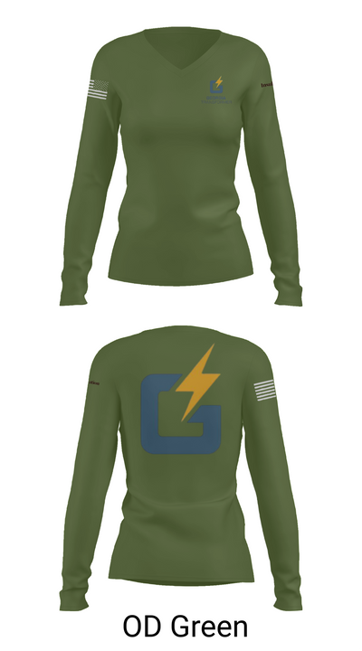 Georgia transformerGeorgia transformer 83211310 Women's Long Sleeve V-neck Shirt - 54