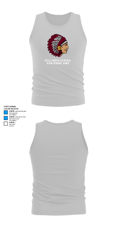 Stillwater Central High School Band 59080661 Tank Top - 13