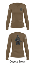 3d lsb 39792160 Women's Long Sleeve V-neck Shirt - 17