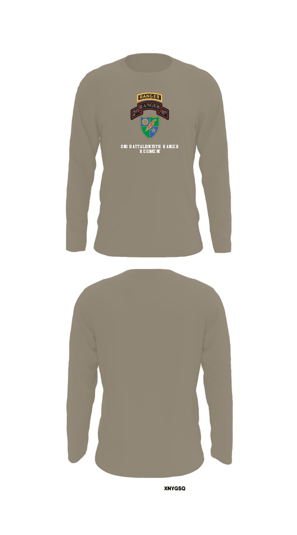 Long Sleeve Performance Shirt, 2nd Battalion 75th Ranger Regiment, , Teamtime, Team time, sublimation, custom sports apparel, team uniforms, spirit wear, spiritwear, sports uniforms, custom shirts, team store, custom team store, fundraiser sports, apparel fundraiser