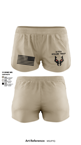 Ranger Panties, 3/2CR Killer Troop, Army, Teamtime, Team time, sublimation, custom sports apparel, team uniforms, spirit wear, spiritwear, sports uniforms, custom shirts, team store, custom team store, fundraiser sports, apparel fundraiser
