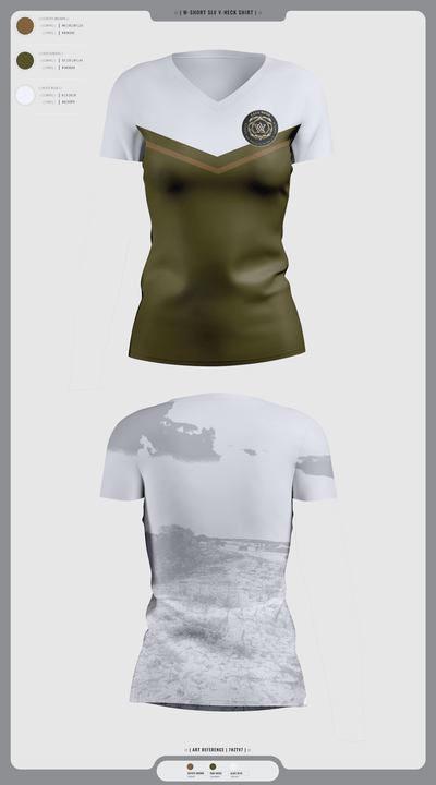 Krav Maga 3210796 Women's Short Sleeve V-neck Shirt - 6