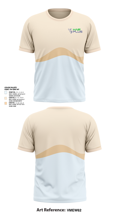 4Hair Plus 30643796 Short Sleeve Performance Shirt - 1
