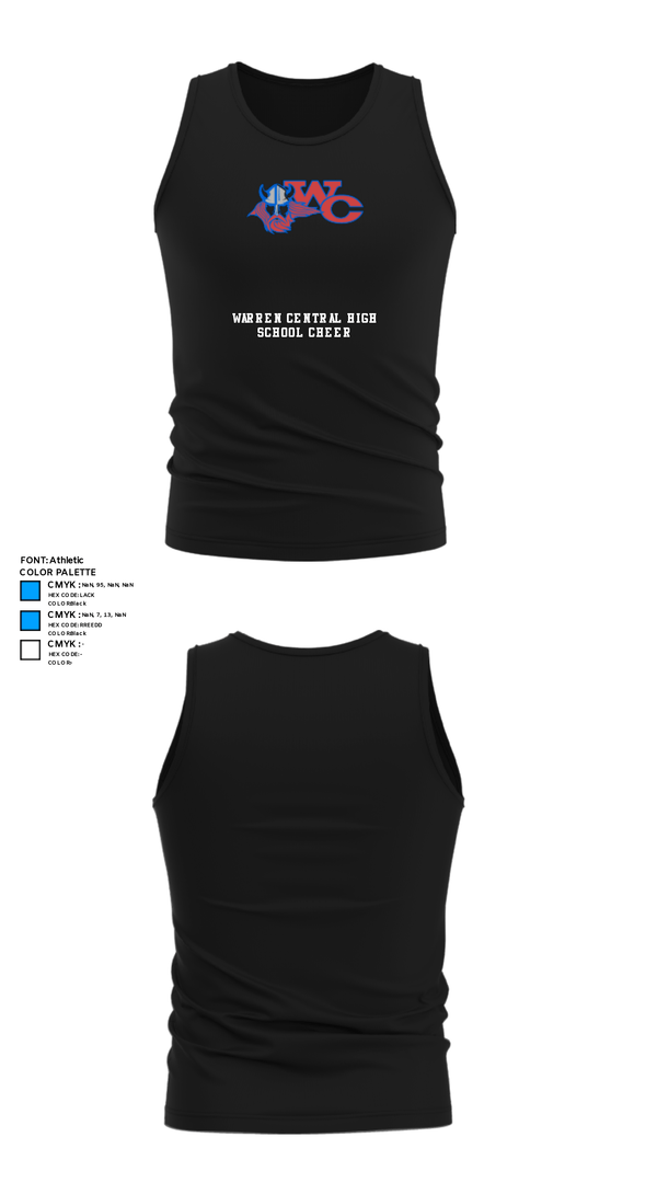 Tank Top, Warren Central High School Cheer, Cheer, Teamtime, Team time, sublimation, custom sports apparel, team uniforms, spirit wear, spiritwear, sports uniforms, custom shirts, team store, custom team store, fundraiser sports, apparel fundraiser