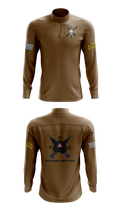 Black Foot Troop, 2-13 Cavalry 83597720 Quarter Zip Jacket - 42