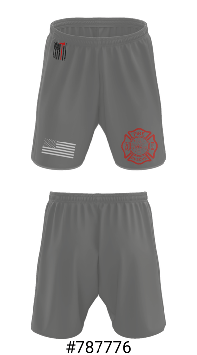 Okay Fire & Rescue 91150709 Athletic Shorts With Pockets - 5