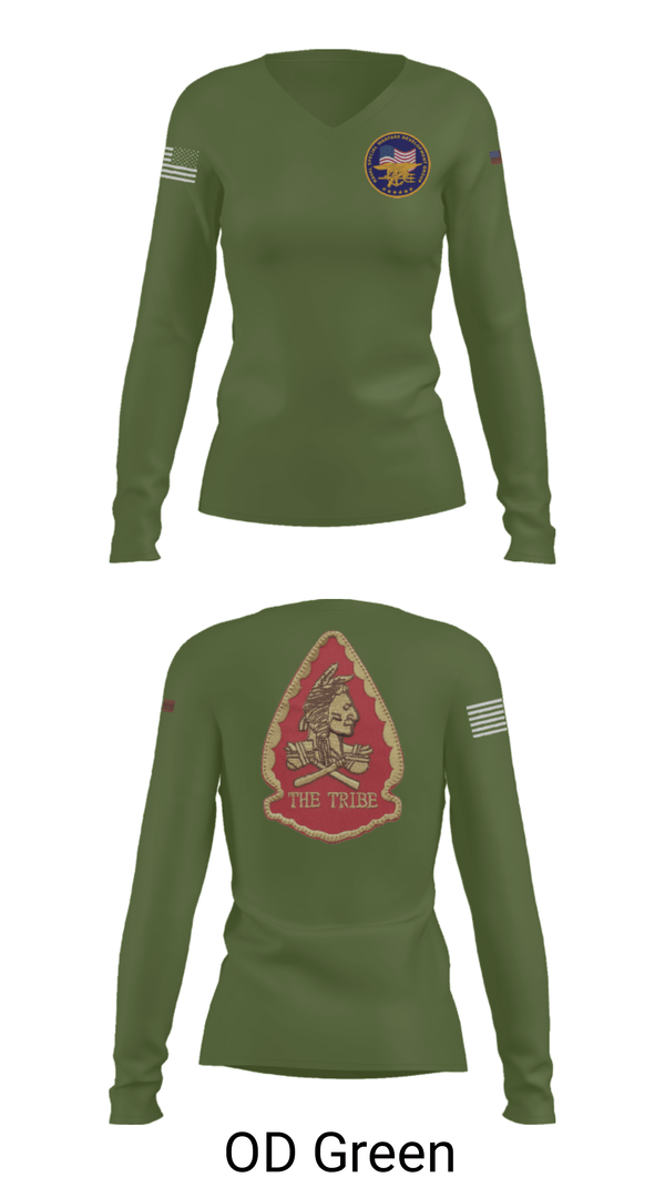 Women's Long Sleeve Vneck Shirt, Naval Special Warfare Development Group, Navy, Teamtime, Team time, sublimation, custom sports apparel, team uniforms, spirit wear, spiritwear, sports uniforms, custom shirts, team store, custom team store, fundraiser sports, apparel fundraiser