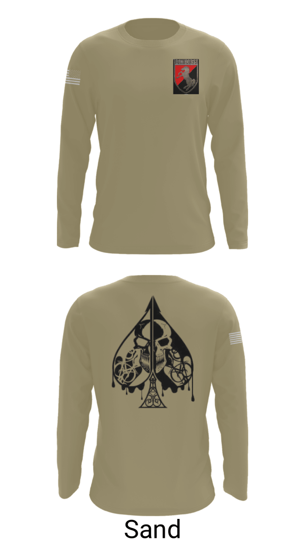 Long Sleeve Performance Shirt, Dealer Company, 1/11 ACR, Army, Teamtime, Team time, sublimation, custom sports apparel, team uniforms, spirit wear, spiritwear, sports uniforms, custom shirts, team store, custom team store, fundraiser sports, apparel fundraiser