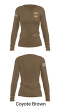 71st Maintenance Battalion 17381729 Women's Long Sleeve V-neck Shirt - 17