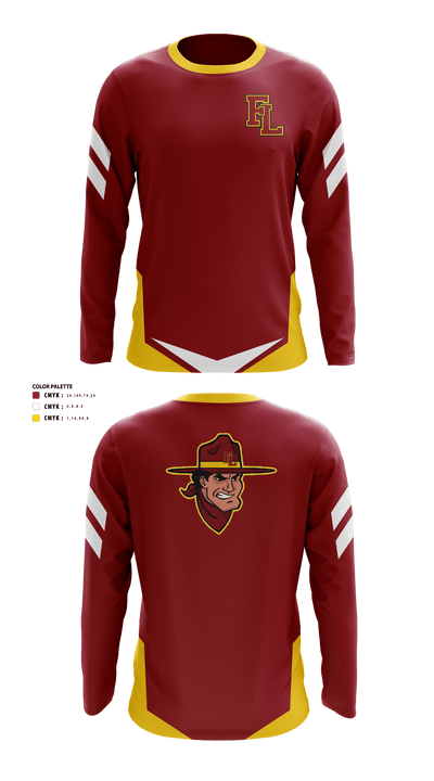 Forest Lake Area High School Golf 59043148 Long Sleeve Performance Shirt - 40