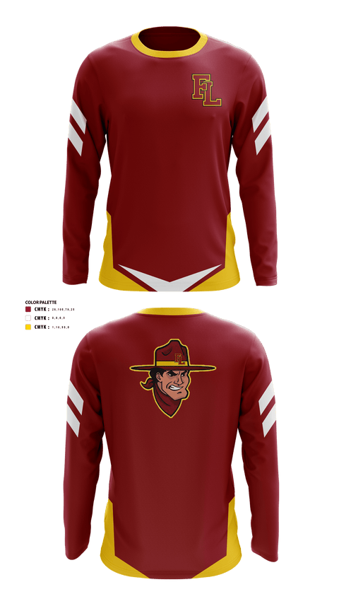Long Sleeve Performance Shirt, Forest Lake Area High School Golf, Golf, Teamtime, Team time, sublimation, custom sports apparel, team uniforms, spirit wear, spiritwear, sports uniforms, custom shirts, team store, custom team store, fundraiser sports, apparel fundraiser
