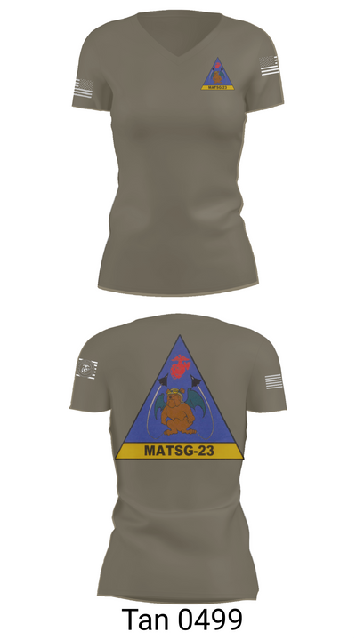 matsg-23 81067333 Women's Short Sleeve V-neck Shirt - 68