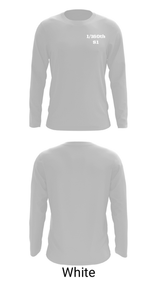 Long Sleeve Performance Shirt, 1/160th S1, Army, Teamtime, Team time, sublimation, custom sports apparel, team uniforms, spirit wear, spiritwear, sports uniforms, custom shirts, team store, custom team store, fundraiser sports, apparel fundraiser