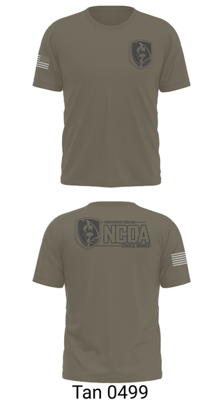 Old School Cotton Feel Shirt, CCoE NCOA Charlie Branch, , Teamtime, Team time, sublimation, custom sports apparel, team uniforms, spirit wear, spiritwear, sports uniforms, custom shirts, team store, custom team store, fundraiser sports, apparel fundraiser
