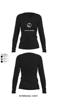 Salina Police Department 80240823 Women's Long Sleeve V-neck Shirt - 21