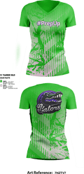 Gator Prep 26603378 Women's Short Sleeve V-neck Shirt - 1