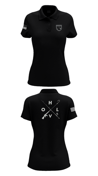 Womens Short Sleeve Performance Polo, Hold The Line, , Teamtime, Team time, sublimation, custom sports apparel, team uniforms, spirit wear, spiritwear, sports uniforms, custom shirts, team store, custom team store, fundraiser sports, apparel fundraiser