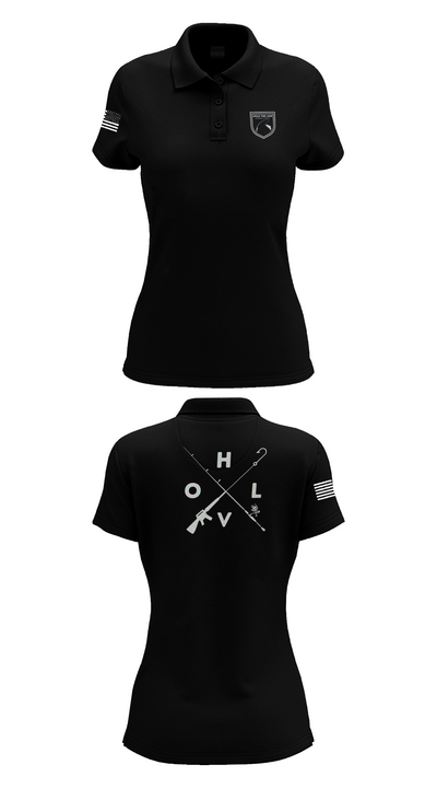 Hold The Line 93107237 Women's Short Sleeve Performance Polo  - 36