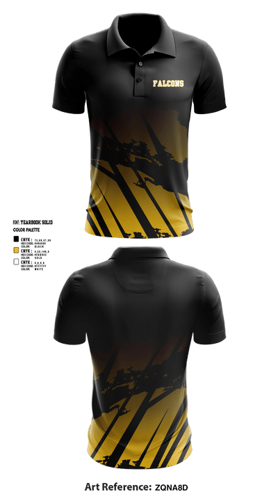 Falcons 1013382 Short Sleeve Performance Polo - 1