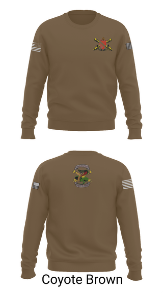 Crew Neck Sweatshirt, 1-7FA Cobra Btry, , Teamtime, Team time, sublimation, custom sports apparel, team uniforms, spirit wear, spiritwear, sports uniforms, custom shirts, team store, custom team store, fundraiser sports, apparel fundraiser
