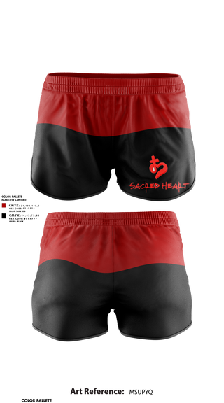 Womens Soccer Shorts, Sacred Heart Ministries, , Teamtime, Team time, sublimation, custom sports apparel, team uniforms, spirit wear, spiritwear, sports uniforms, custom shirts, team store, custom team store, fundraiser sports, apparel fundraiser
