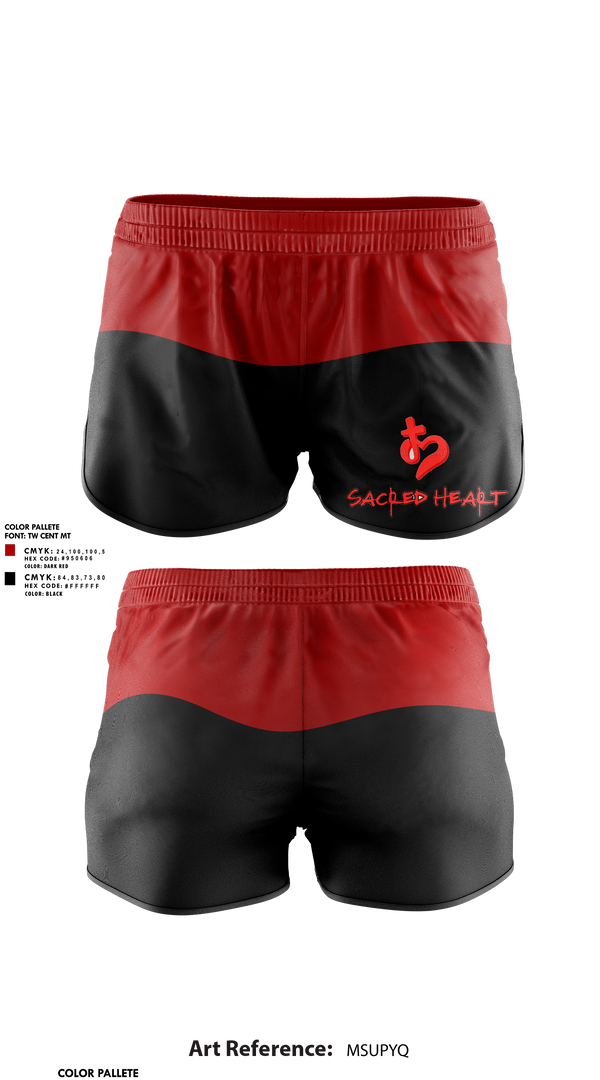 Womens Soccer Shorts, Sacred Heart Ministries, , Teamtime, Team time, sublimation, custom sports apparel, team uniforms, spirit wear, spiritwear, sports uniforms, custom shirts, team store, custom team store, fundraiser sports, apparel fundraiser