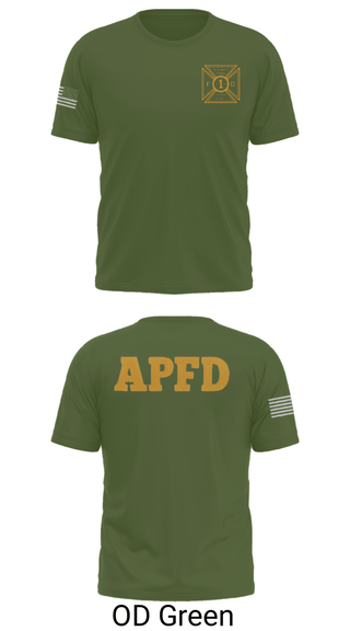 Short Sleeve Performance Shirt, APSLFD, Fire Department, Teamtime, Team time, sublimation, custom sports apparel, team uniforms, spirit wear, spiritwear, sports uniforms, custom shirts, team store, custom team store, fundraiser sports, apparel fundraiser