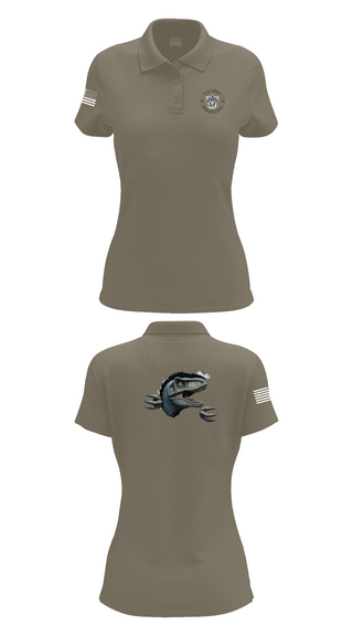 Womens Short Sleeve Performance Polo, Seminar 3, Army, Teamtime, Team time, sublimation, custom sports apparel, team uniforms, spirit wear, spiritwear, sports uniforms, custom shirts, team store, custom team store, fundraiser sports, apparel fundraiser