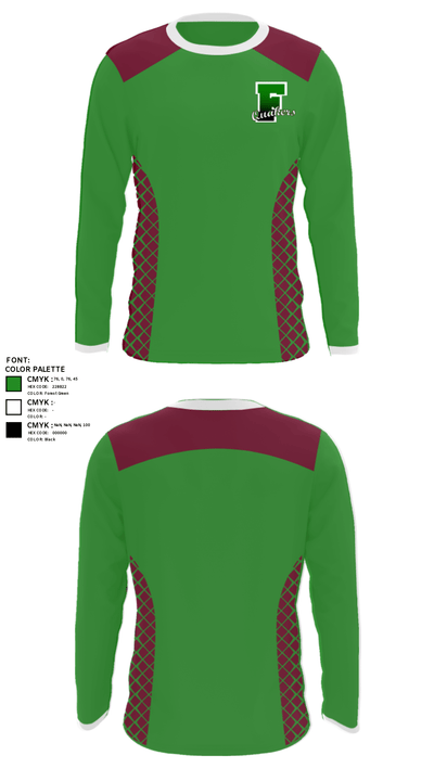 Franklin High School Softball 56975541 Long Sleeve Performance Shirt - 25