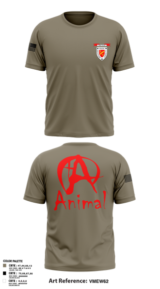 Old School Cotton Feel Shirt, 1/7 animal, Marines, Teamtime, Team time, sublimation, custom sports apparel, team uniforms, spirit wear, spiritwear, sports uniforms, custom shirts, team store, custom team store, fundraiser sports, apparel fundraiser
