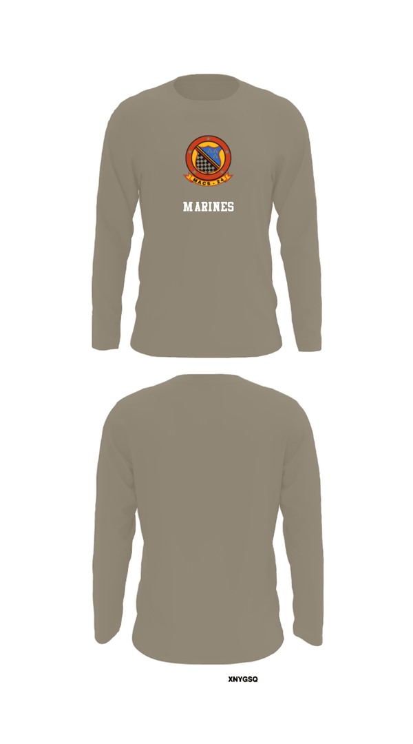Long Sleeve Performance Shirt, MACS 24 ATC Detachment A, Marines, Teamtime, Team time, sublimation, custom sports apparel, team uniforms, spirit wear, spiritwear, sports uniforms, custom shirts, team store, custom team store, fundraiser sports, apparel fundraiser