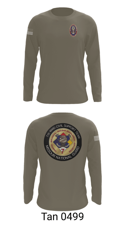 7th CST 5552337 Long Sleeve Performance Shirt - 66