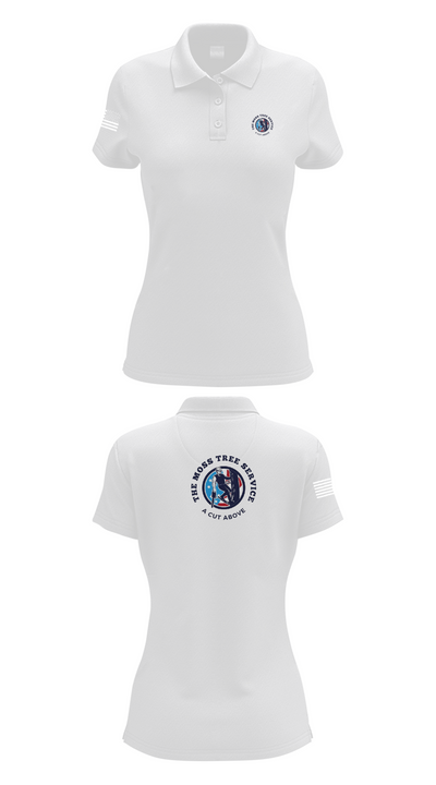 The Moss Tree Service 86074742 Women's Short Sleeve Performance Polo  - 17