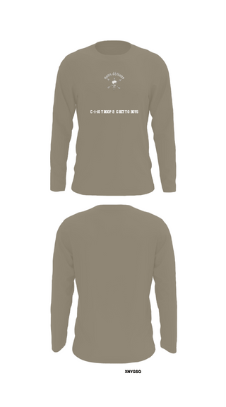 Long Sleeve Performance Shirt, C-1-10 Troop 2 Ghetto Boys, Army, Teamtime, Team time, sublimation, custom sports apparel, team uniforms, spirit wear, spiritwear, sports uniforms, custom shirts, team store, custom team store, fundraiser sports, apparel fundraiser