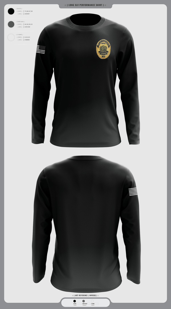 Long Sleeve Performance Shirt, Miami Gardens Police, , Teamtime, Team time, sublimation, custom sports apparel, team uniforms, spirit wear, spiritwear, sports uniforms, custom shirts, team store, custom team store, fundraiser sports, apparel fundraiser