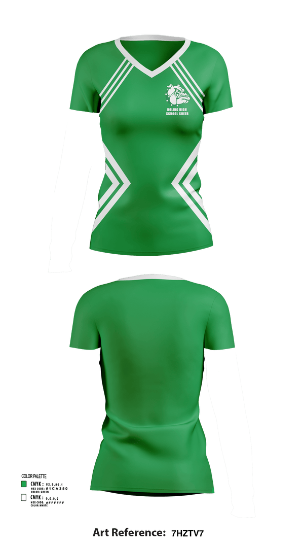 Womens Short Sleeve Vneck Shirt, Boling High School Cheer, Cheer, Teamtime, Team time, sublimation, custom sports apparel, team uniforms, spirit wear, spiritwear, sports uniforms, custom shirts, team store, custom team store, fundraiser sports, apparel fundraiser