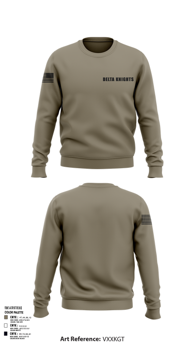 Delta Knights 65030164 Crew Neck Sweatshirt - 102