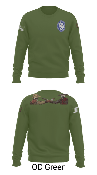 Crew Neck Sweatshirt, 1-194 C Co, National Guard, Teamtime, Team time, sublimation, custom sports apparel, team uniforms, spirit wear, spiritwear, sports uniforms, custom shirts, team store, custom team store, fundraiser sports, apparel fundraiser