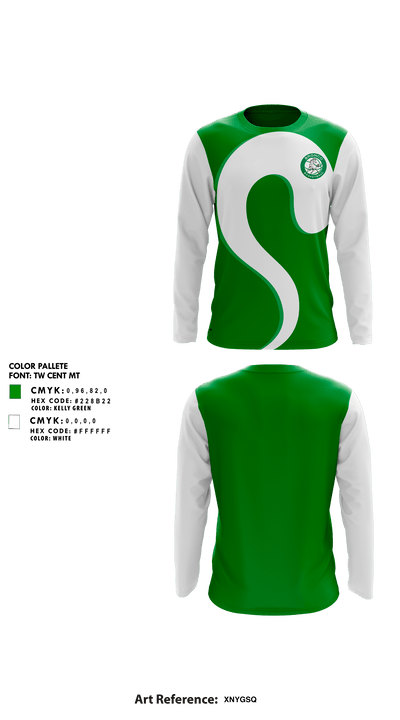 Blackfoot High School Basketball 54410044 Long Sleeve Performance Shirt - 1