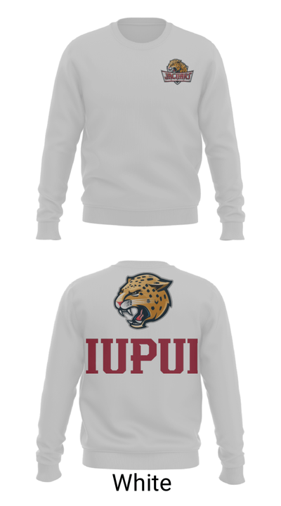 University-Purdue University Track 77238438 Crew Neck Sweatshirt - 2