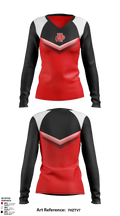 Highland Park Senior High School Gymnastics 24003841 Women's Long Sleeve V-neck Shirt - 1