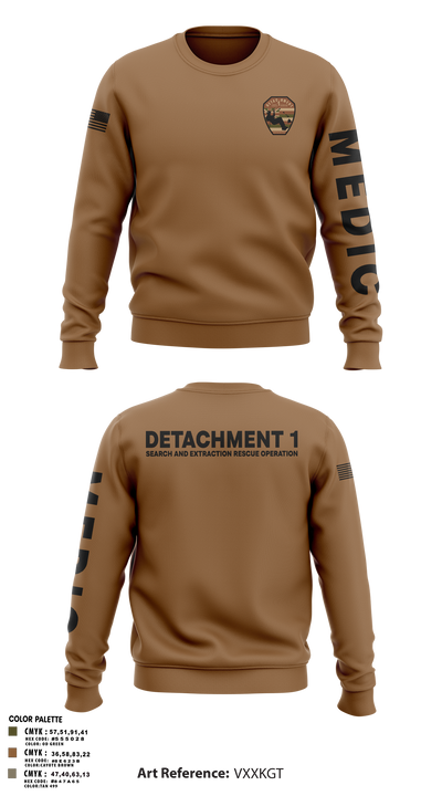 Detachment 1 27221981 Crew Neck Sweatshirt - 11