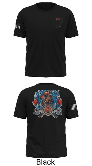 Old School Cotton Feel Shirt, Golden Fire Dept., , Teamtime, Team time, sublimation, custom sports apparel, team uniforms, spirit wear, spiritwear, sports uniforms, custom shirts, team store, custom team store, fundraiser sports, apparel fundraiser